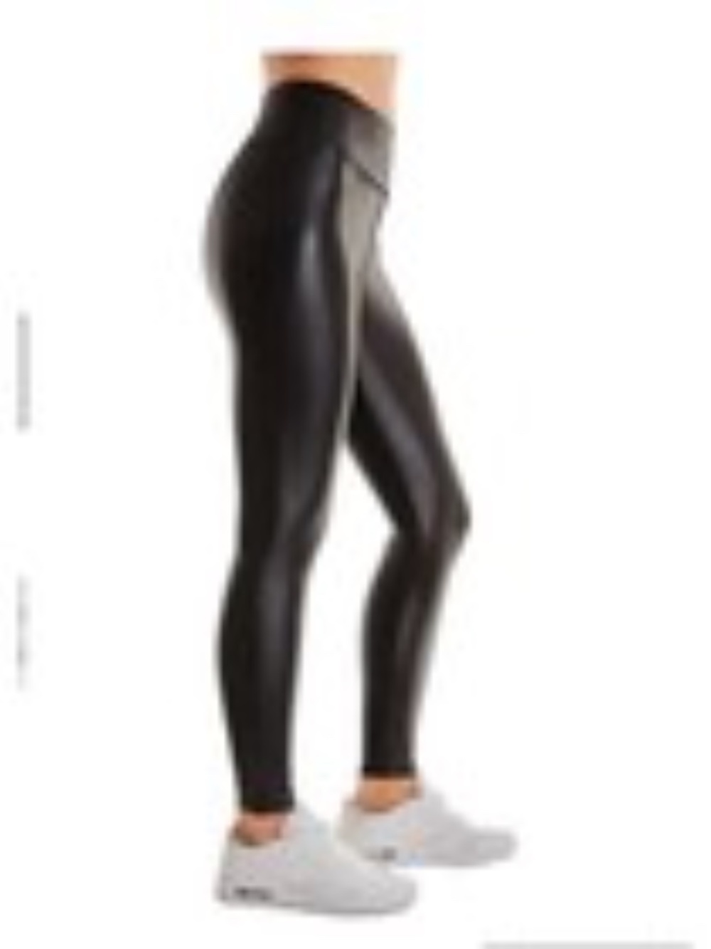 NOLI YOGA Liquid Legging High Gloss Black Mid Rise Ankle Length L - Picture 4 of 4